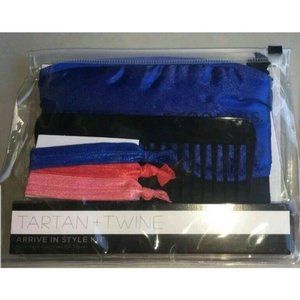 ❥3 for $15!!! Tartan + Twine Travel Kit, hair ties, & sleep mask, NEW